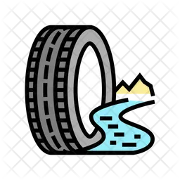 Mud Terrain Tire  Icon