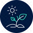 Muda Sob O Sol Muda Sol Ícone