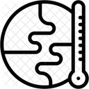 Mudancas Climaticas Aquecimento Global Calor Ícone