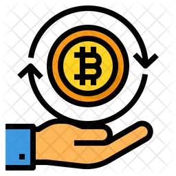 Mudança de bitcoin  Ícone