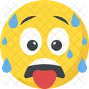 Mude Erschopft Emoji Symbol