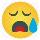 Müdes Emoticon  Symbol