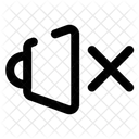 Interface De Usuario Mudo Som Ícone