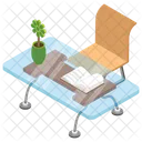 Muebles De Oficina Muebles Escritorio De Oficina Icon
