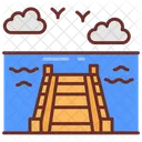 Muelle Muelle Puente Icon