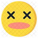 Muerto Emoji Emoticon Icono