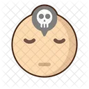 Muerto Emoji Asombrado Icono