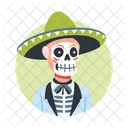 Muerto Character Skeleton Gothic Icon