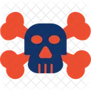 Muerto Hueso Peligro Icono