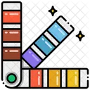 Muestra De Color Paleta De Colores Muestras De Pintura Icono