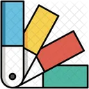 Muestra De Color Paleta De Colores Muestras De Pintura Icono