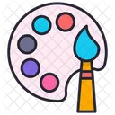 Muestra De Pintura Catalogo De Colores Paleta De Colores Icono