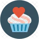Muffin With Heart Icon
