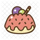 Chiffon Cake Cupcake Icon