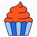 Muffin Birthday Cake Icon