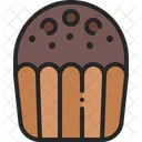 Muffin Cupcake Chocolate Chip Icon