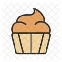 Muffin Cupcake Pastel Icono