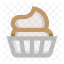 Muffin De Crema Muffin Cupcake Icono