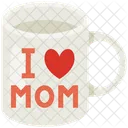 Mug I Love Mom Woman Icon