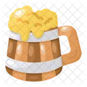 Mug Wooden Cup Icon