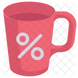Mug Discount  Icon