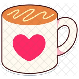 Mug Heart  Icon