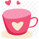 Mug With Heart  Icon