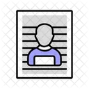 Mugshot Criminal Arrest Icon