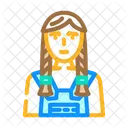 Mujer Campesina Campesina Icono