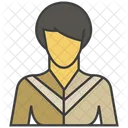 Mujer Avatar Personaje Icon