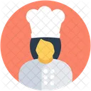 Mujer Chef Cocina Icono