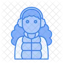 Invierno Avatar Usuario Perfil Gente Mujer Icono