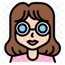 Mujer Fashionista Avatar Icon