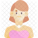 Mujer Avatar Romantico Icon