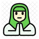 Avatar Mujer Islam Icono