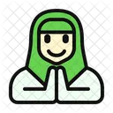 Avatar Mujer Islam Icono