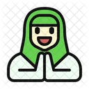 Avatar Mujer Islam Icono