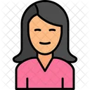 Mujer Gente Avatar Icon