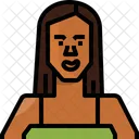 Mujer africana Icono