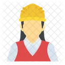 Ingeniero Avatar Trabajador Icono