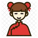 Mujer china  Icono