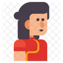 Mujer china  Icono