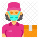 Mujer de entrega  Icono
