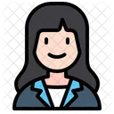 Mujer de negocios  Icon