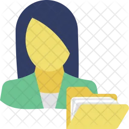 Mujer de negocios  Icon