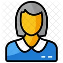 Mujer de negocios  Icono