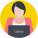 Mujer de negocios  Icono