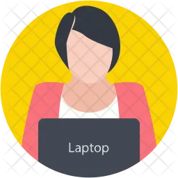 Mujer de negocios  Icono