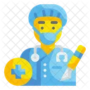 Doctora Medica Profesion Icon