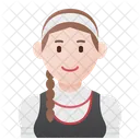 Mujer hungaria  Icono